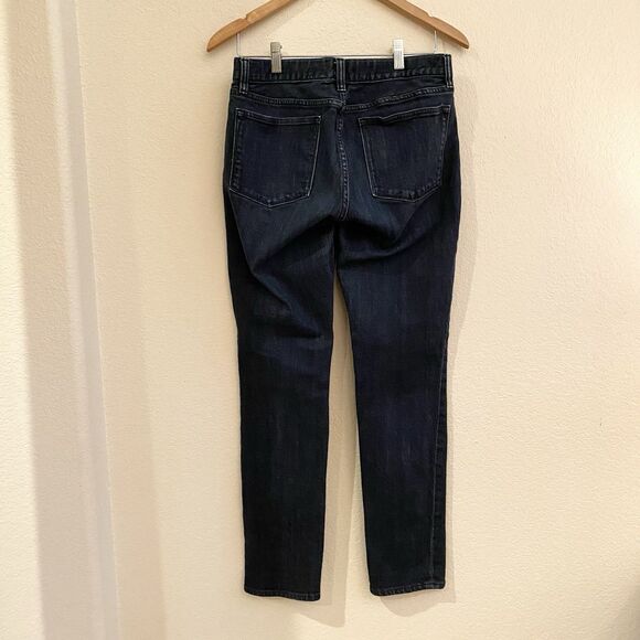 J. Crew Toothpick Skinny Ankle Dark Wash Jeans Womens Size 30 Blue Stretch - Picture 8 of 10